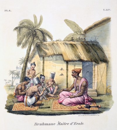 Brahmin Schoolmaster, 1827-35 by M.E. Burnouf